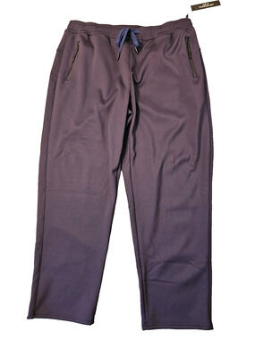 NWT ZERDOCEAN Womens Thick Navy Joggers Lounge Pants Fleece Inside Plus 2X